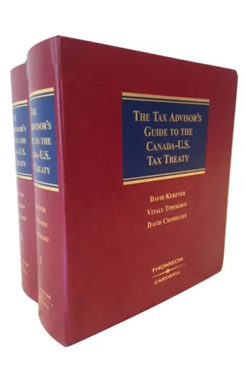 'The Tax Advisors’ Guide to The Canada-U.S. Tax Treaty' Book by David. Kerzner